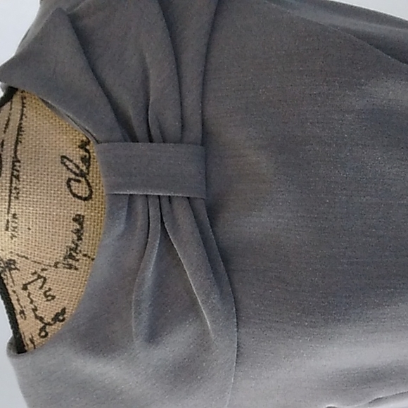 OLIVIA MATTHEW'S DRESS SIZE 14 BLACK AND GRAY - Picture 4 of 6